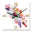 Horloge murale Bouquet avec fleurs sauvages et baies-406943059