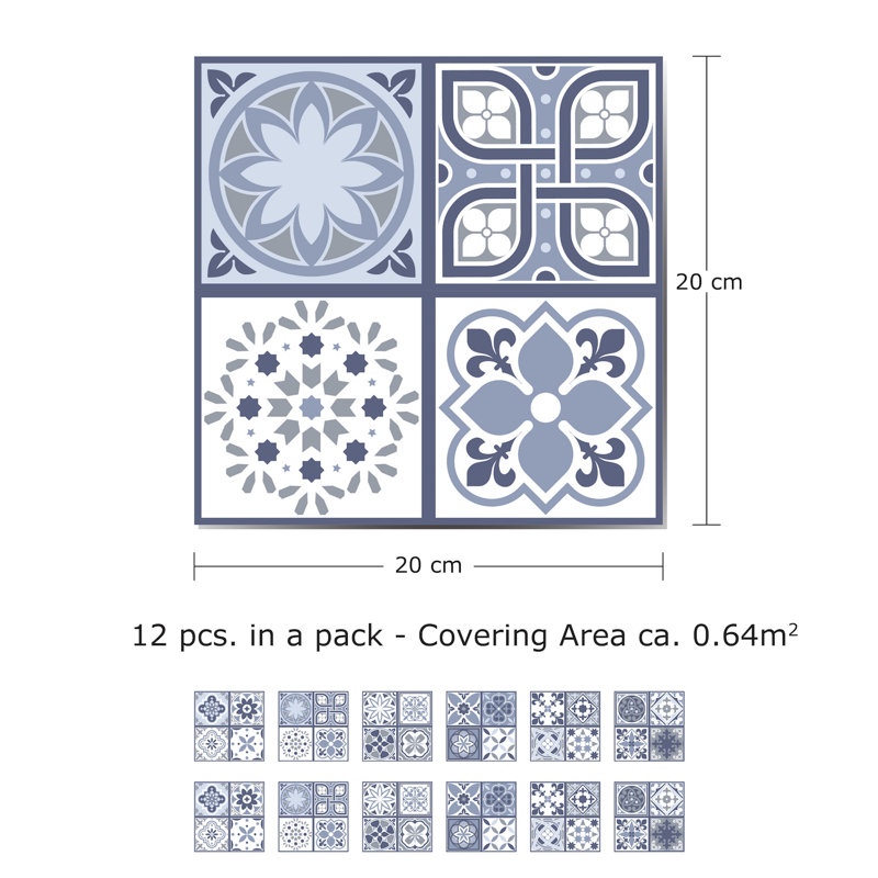 Agadir Abstract Tile Decal