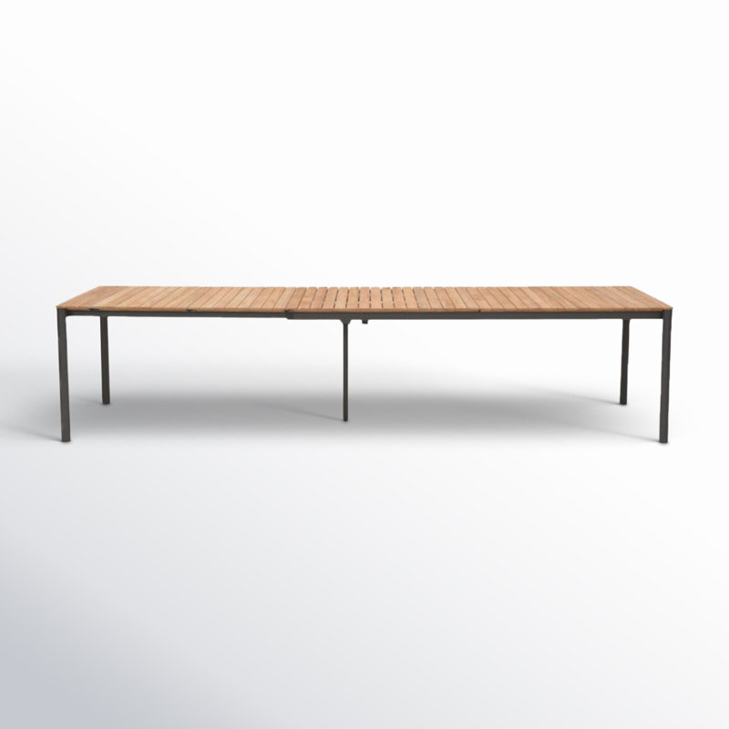 Moores Teak Extendable Outdoor Dining Table 