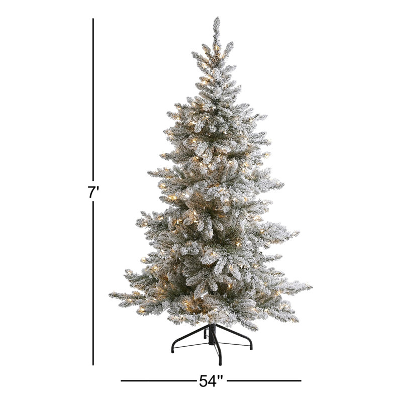 Lighted Artificial Christmas Tree, 84in.