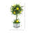 Artificial Lemon Topiary in Decorative Pedestal Vase
