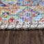Tapis d'intérieur en polyester Huda avec envers en toile de coton-9522393-76166864
