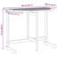 Outdoor Coffee Table , 90cm cm W 60cm cm D