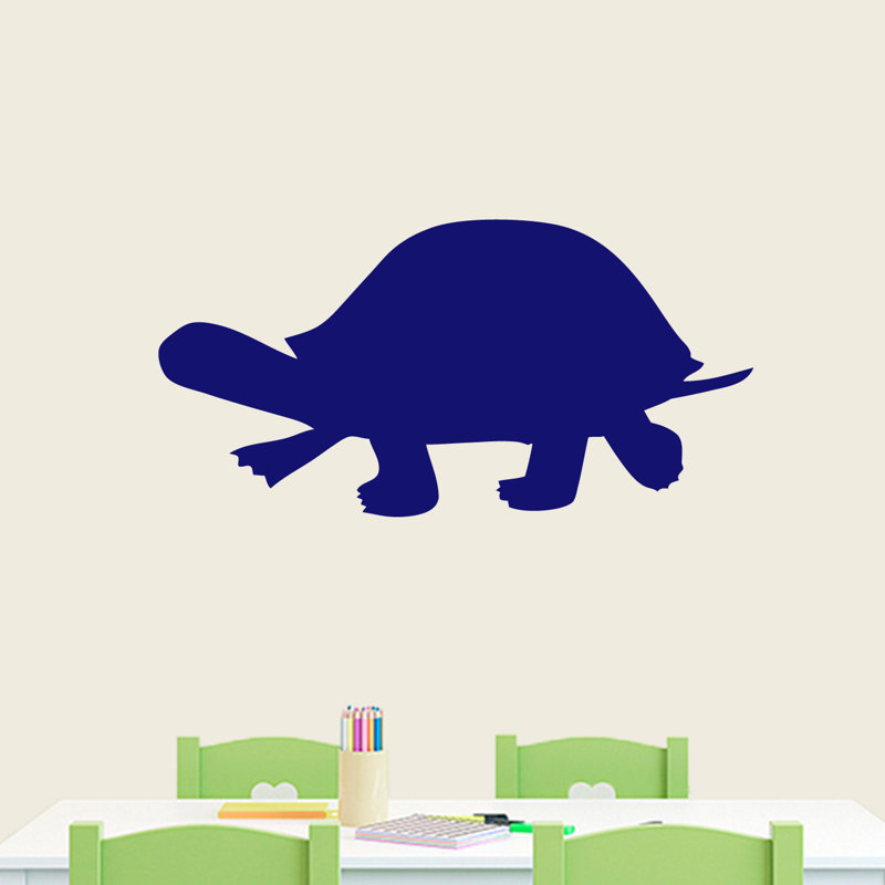 Adhésif décoratif tortue, Bleu marine