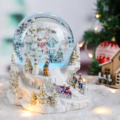 Christmas Horse Sports Snow Globe
