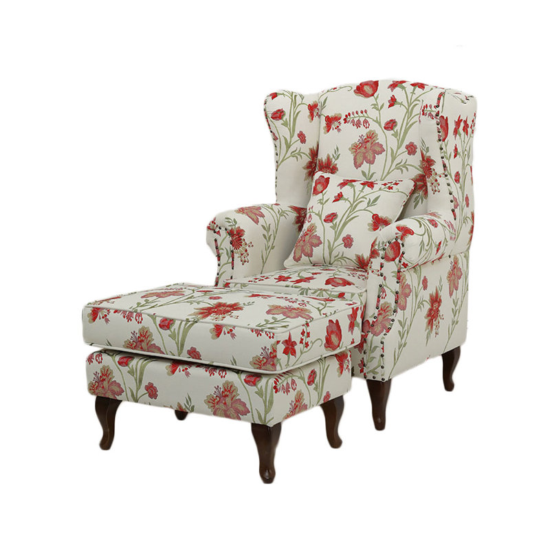 Fauteuil inclinable en chenille Comfort Elegance, Tissu chenille rouge