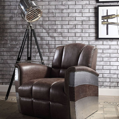 Fauteuil large de 35,09 po Searria