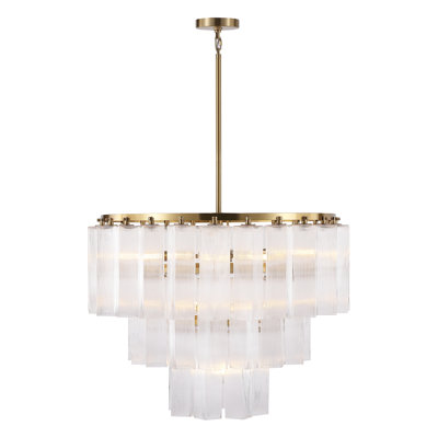 Kelcie Tiered Glass Chandelier