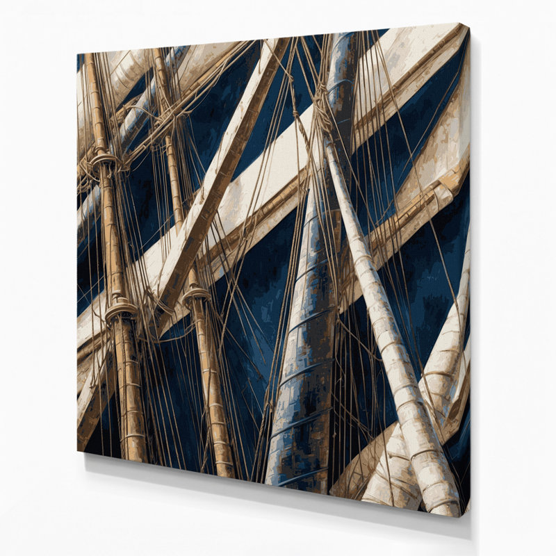 Art mural sur toile gris, H 32 po x l 32 po