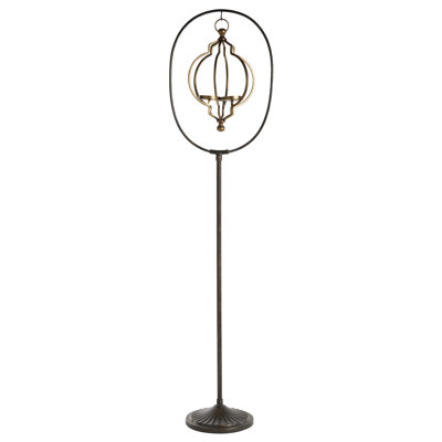 60.0'' H Iron Floor Lantern