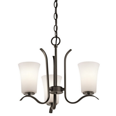 Lustre classique / traditionnel à 3 lumières Armida