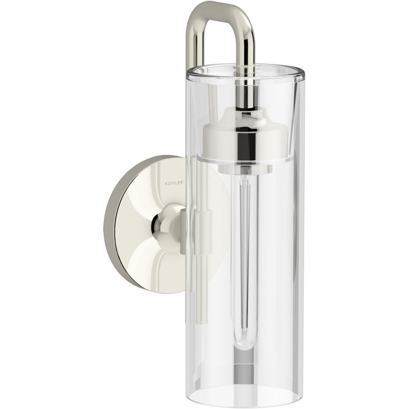 Purist™ 1 Light Indoor Bathroom Wall Sconce, UL Listed, Polished Nickel