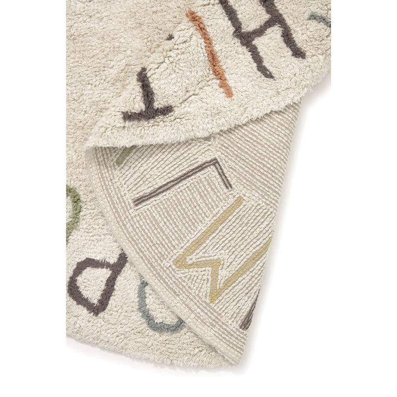 Tapis de jeu lavable ABC couleur et lettres