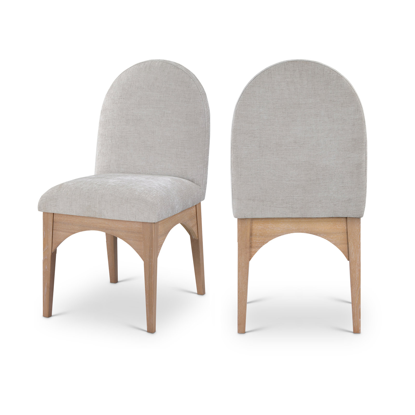 Waldorf Dining Chair, Natural, Gray