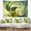 Tapisserie fleur floral jaune floral-28497889