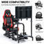 Anman Racing Simulator Cockpit Adjustable & Seat Fit Logitech G923 G920 Xbox, Not Include Steering wheel & Wheels & Pedals and Shifter Handbrake