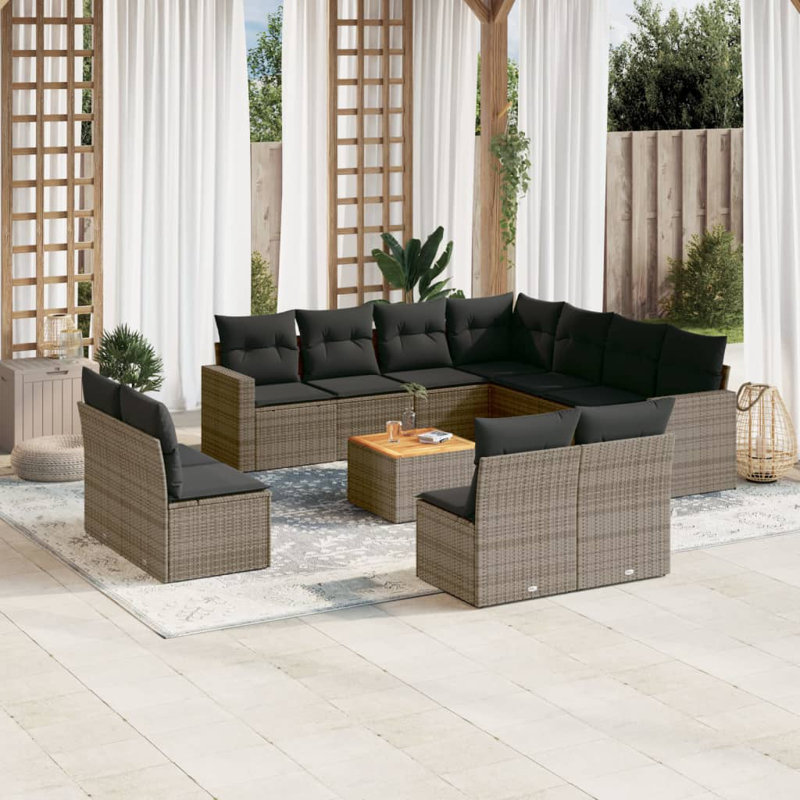 Ensemble de canapé de jardin Vidaxl