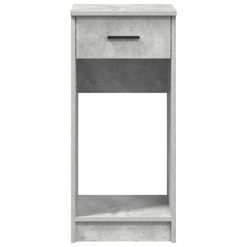 Brezina Manufactured Wood Computer Tower Stand, Concrete Grey