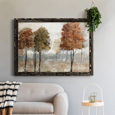 Trees of Copper Mountain - Peinture sur toile encadrée