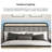 Aracellie Upholstered Solid Wood Platform Bed with Rattan Headboard Lighting-96336300-96336299
