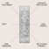 Blane Modern Persian Vintage Medallion Light Gray Rug