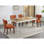 Chaises de salle à manger ergonomiques de style moderne Mid-Century rembourrées pour la cuisine ou le salon