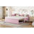 Twin Size Upholstered L-Shaped Upholstered Daybed With Pop Up Trundle-1739574375