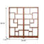 Vitrine en bois massif de style chinois de 90,55 po pour thé et autres articles-900580513