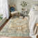 Tapis floral lavable Ruelu