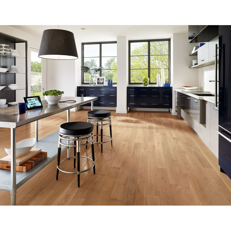 Parquet massif 0,75 po x 5 po morceau de Nature, Naturel