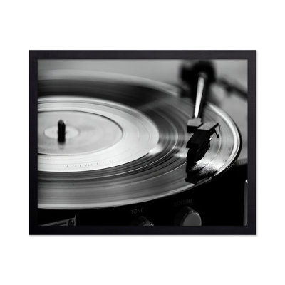 Disque vinyle plat