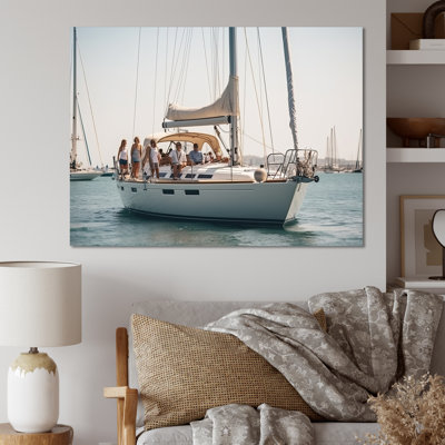 Yacht Clubin Paradise sur impression sur toile