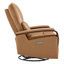 Fauteuil inclinable électrique pivotant en cuir véritable
