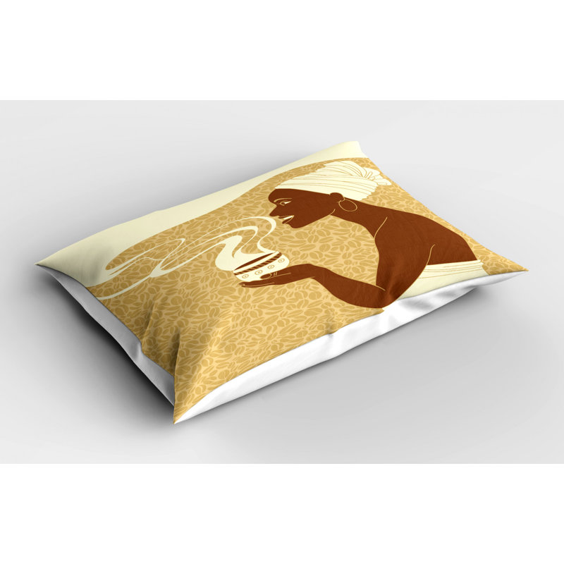 Taie décorative de café africain, Simple
