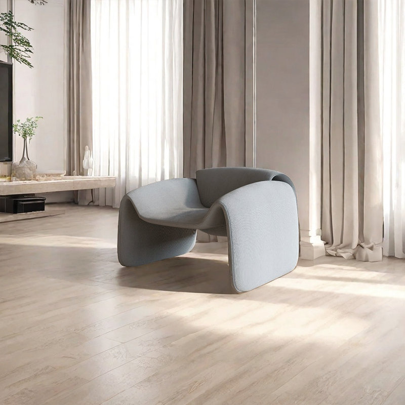 Fauteuil paresseux Internet, Microfibre/microsuède gris
