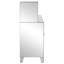 Armoire de bar à 2 portes en miroir Eased
