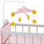 Olivia Little World Polka Dots Princess Baby Doll Crib with Storage, Gray/Pink