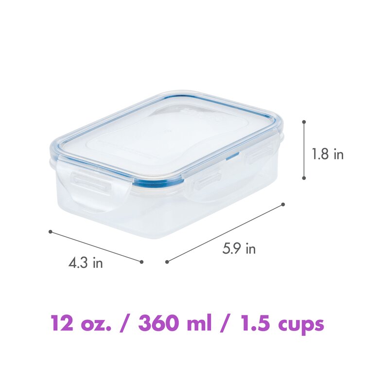Easy Essentials Twist Food Storage Container, 5oz (1 Piece), Clear, Lock & Lock(Plastic)
