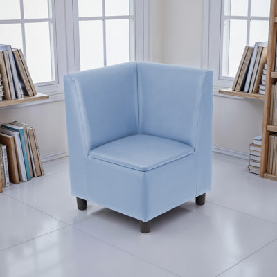 Fauteuil de coin modulaire Kid Comfort - bleu poudre