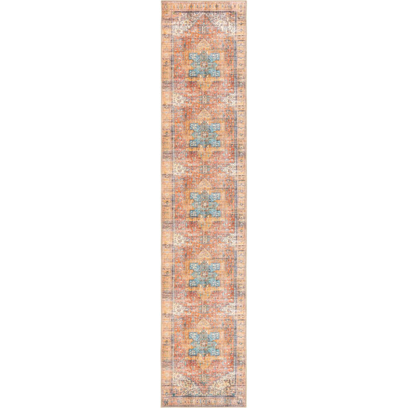 Chenille Geometric Indoor Rug, Runner 2'6" x 12'
