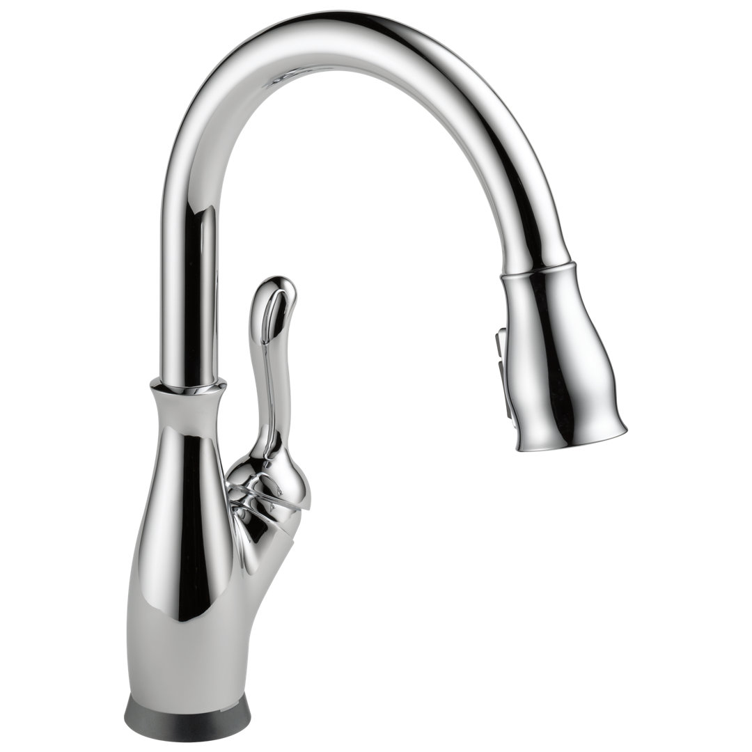 Leland Voice IQ Pull Down Touch Single Handle Kitchen Faucet with Touch20 Technology Delta
