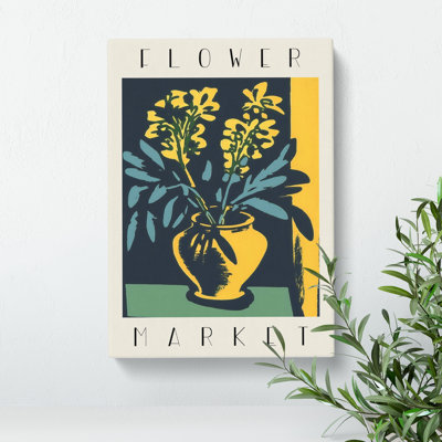 XMKTMKT-235 Flower Market Exhibition Advertisement No.5 - Wrapped Canvas