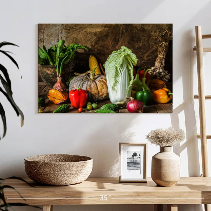 Yarlin Vegetables, 16" H x 24" W