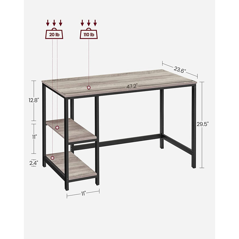 Bureau Yadin, H 29,5 po x l 39,4 po x P 19,7 po