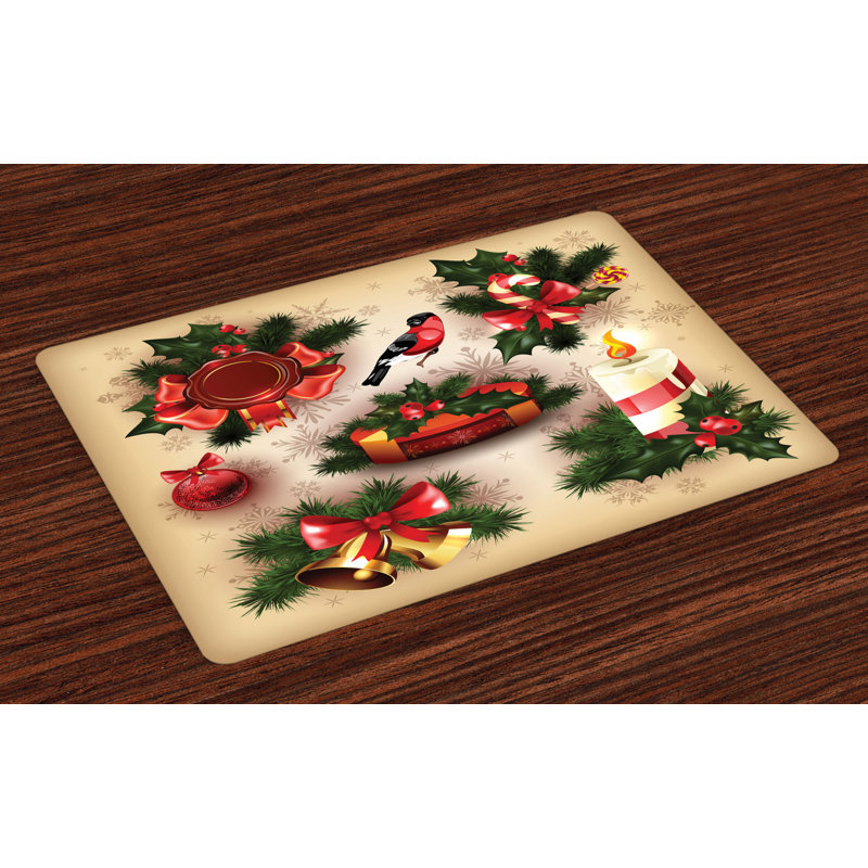 Nell Christmas Ornaments Placemat