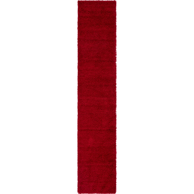 Angeline Indoor Rug, Runner 2'7" x 13'1", Cherry Red