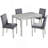 5 Piece Wooden Dining Table Set