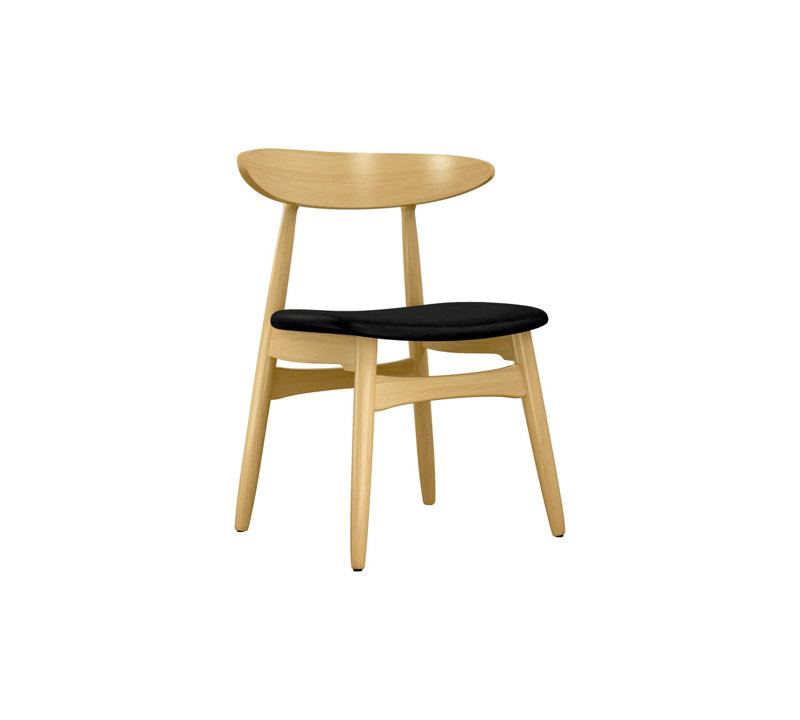  Chaise de salle à manger en cuir Arch (ensemble de 4)