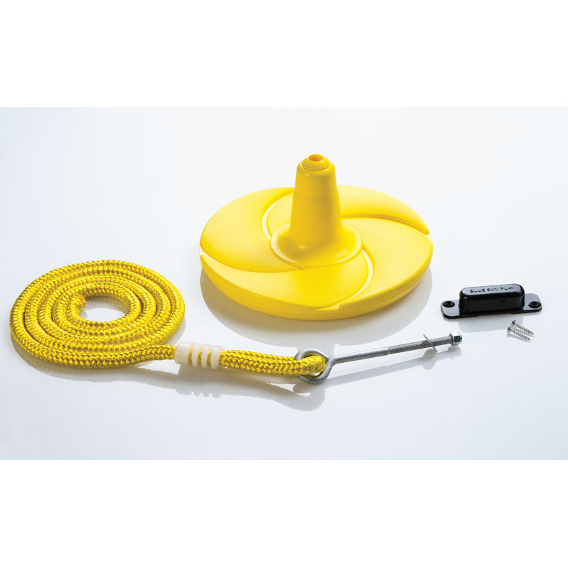 Plastic Disc Swing, Yellow