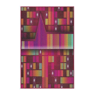 Rouge Tapis décoratif Ratley